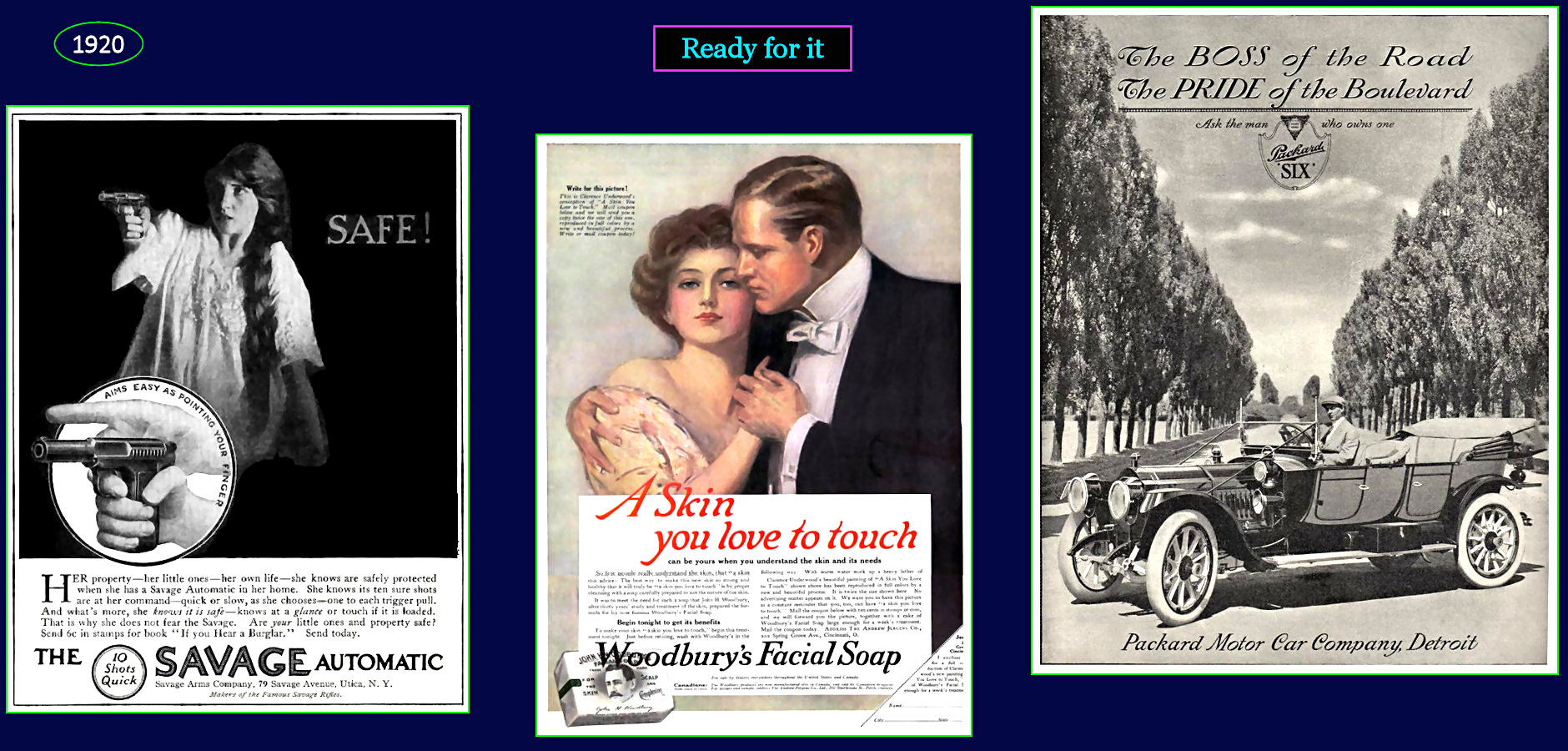 Prohibition era advertising, 1920